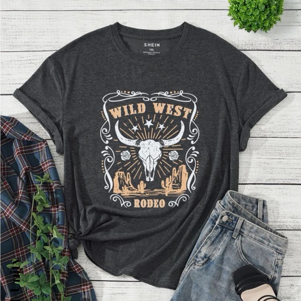 Western graphic tee
